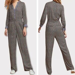 Anthropologie Ett:twa Multicolor Button Up Jumpsuit   Women's Size 4